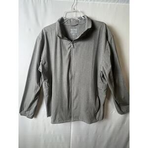 Hang Ten Gray UPF 50+ Long Sleeve Full Zip Jacket Men’s XXL